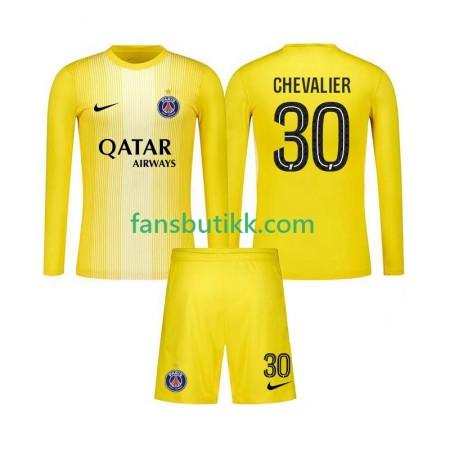 Fotballdrakt Paris Saint-Germain Lucas Chevalier 30 Keeper Barn Tredjetrøye 2025-2026 Langermet